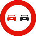 adelantamiento prohibido